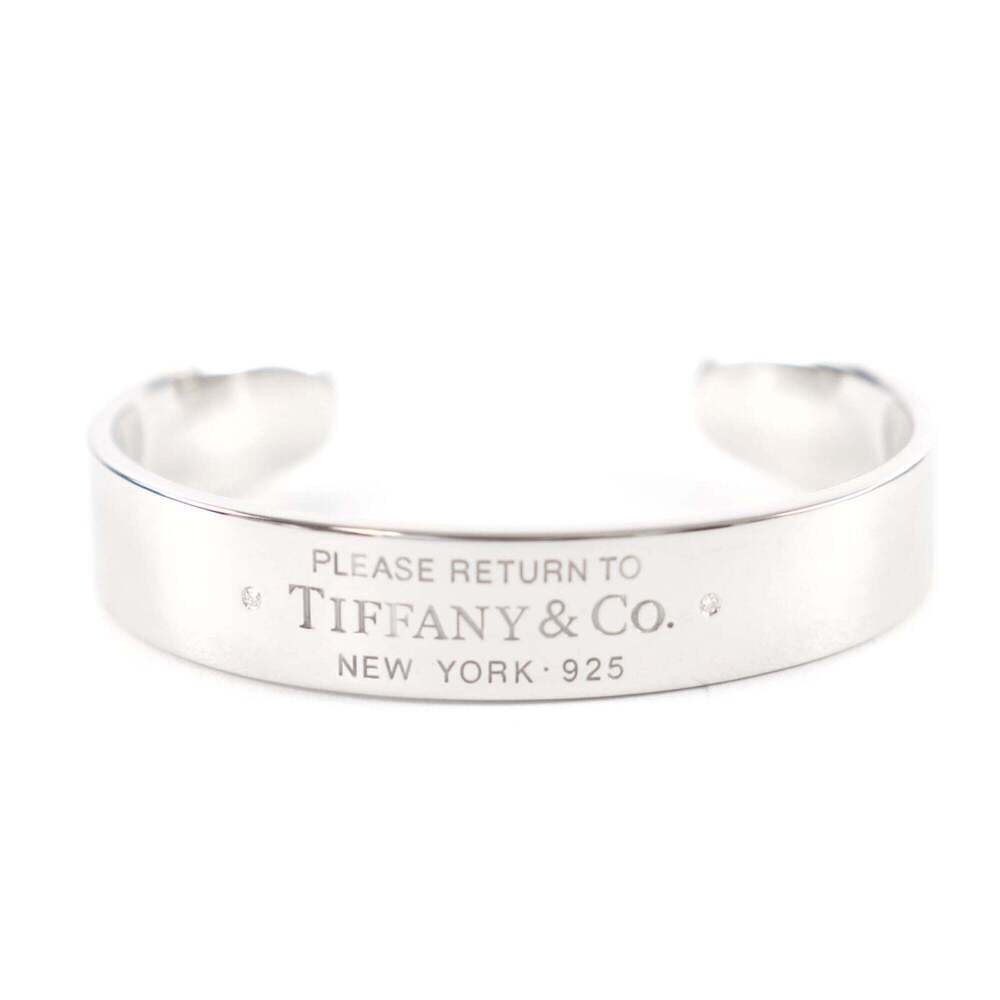 TIFFANY Silver Diamond Bracelet